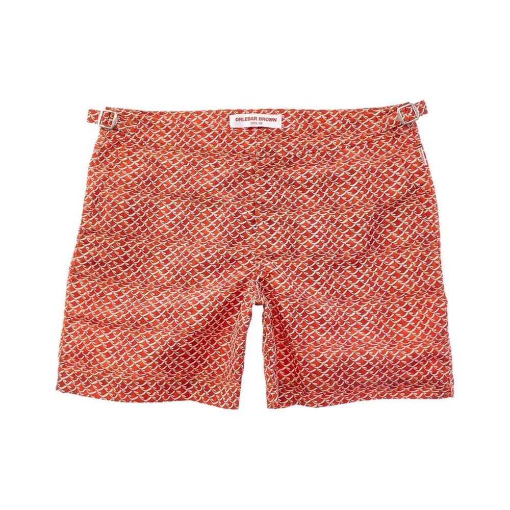 Orlebar Brown Mens  Swim Trunk, Red